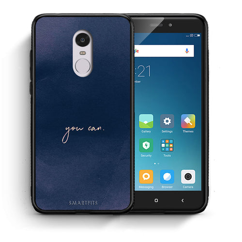 Θήκη Xiaomi Redmi Note 4/4X You Can από τη Smartfits με σχέδιο στο πίσω μέρος και μαύρο περίβλημα | Xiaomi Redmi Note 4/4X You Can case with colorful back and black bezels