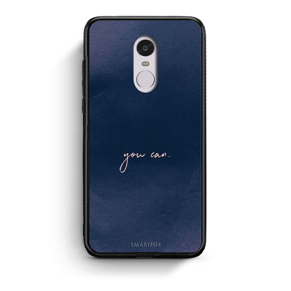 Xiaomi Redmi Note 4/4X You Can θήκη από τη Smartfits με σχέδιο στο πίσω μέρος και μαύρο περίβλημα | Smartphone case with colorful back and black bezels by Smartfits