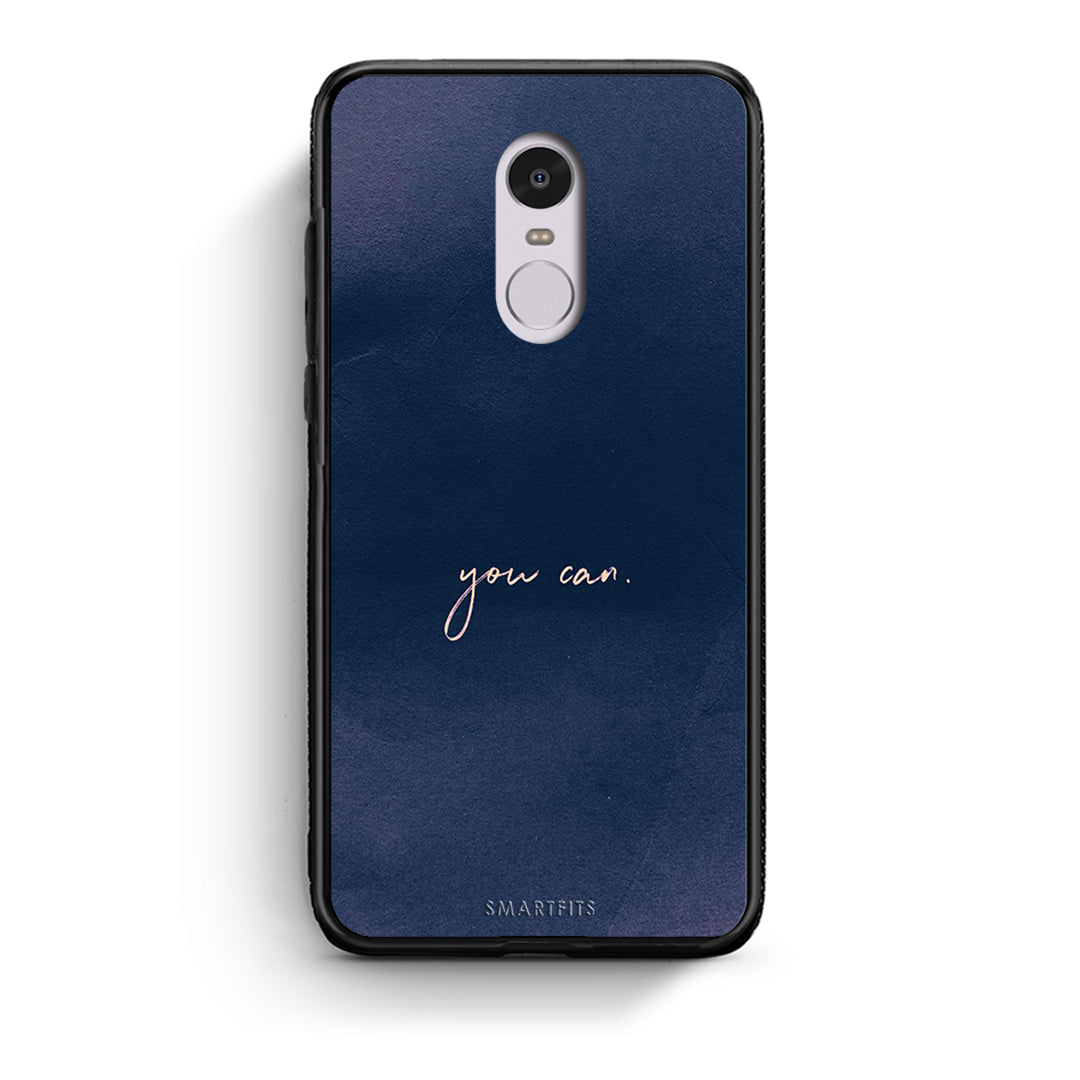 Xiaomi Redmi Note 4/4X You Can θήκη από τη Smartfits με σχέδιο στο πίσω μέρος και μαύρο περίβλημα | Smartphone case with colorful back and black bezels by Smartfits