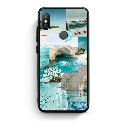 Xiaomi Redmi Note 5 Aesthetic Summer Θήκη από τη Smartfits με σχέδιο στο πίσω μέρος και μαύρο περίβλημα | Smartphone case with colorful back and black bezels by Smartfits