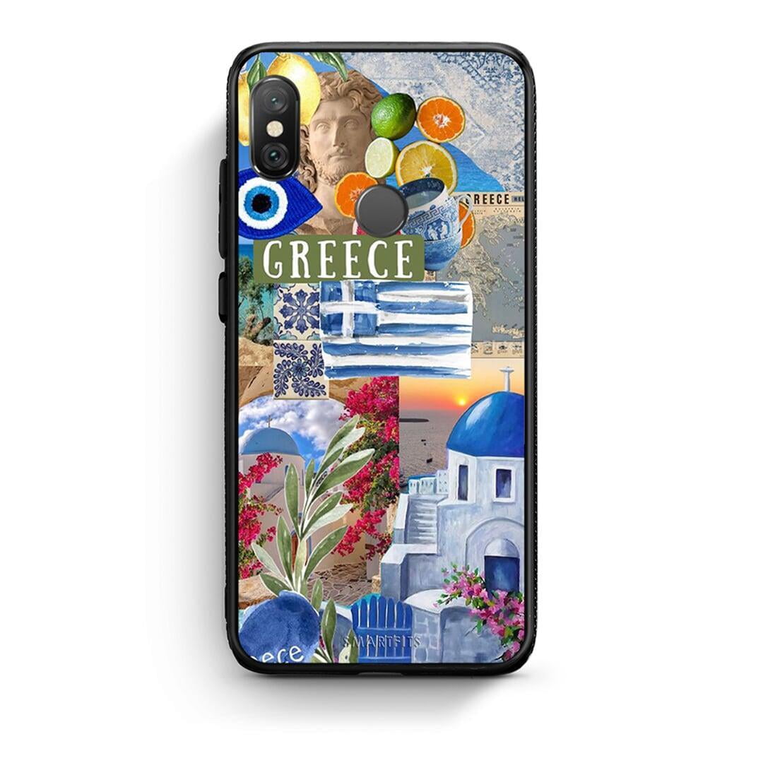 Xiaomi Redmi Note 5 All Greek Θήκη από τη Smartfits με σχέδιο στο πίσω μέρος και μαύρο περίβλημα | Smartphone case with colorful back and black bezels by Smartfits