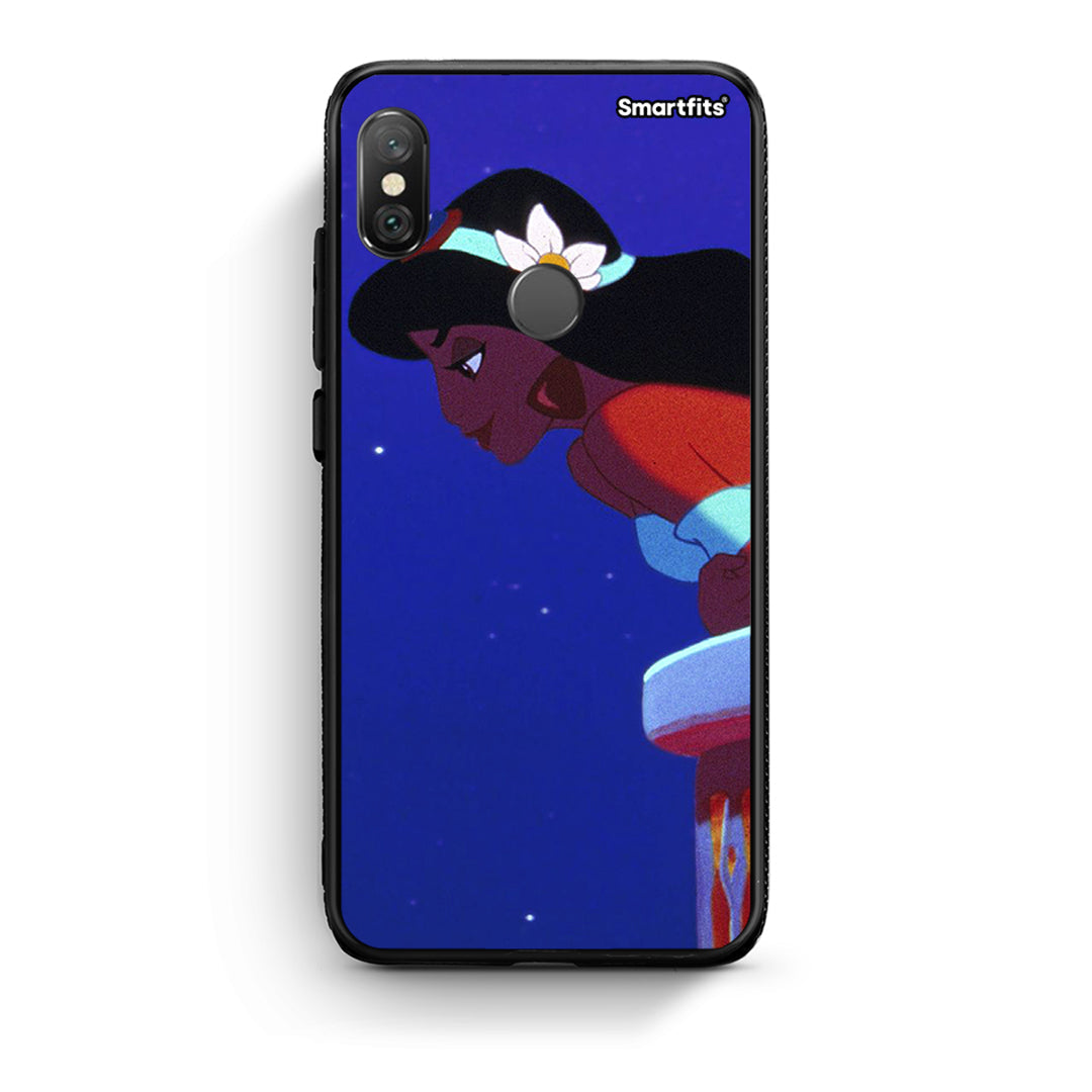 Xiaomi Redmi Note 5 Alladin And Jasmine Love 2 θήκη από τη Smartfits με σχέδιο στο πίσω μέρος και μαύρο περίβλημα | Smartphone case with colorful back and black bezels by Smartfits