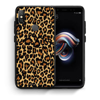 Thumbnail for Θήκη Xiaomi Redmi Note 5 Leopard Animal από τη Smartfits με σχέδιο στο πίσω μέρος και μαύρο περίβλημα | Xiaomi Redmi Note 5 Leopard Animal case with colorful back and black bezels