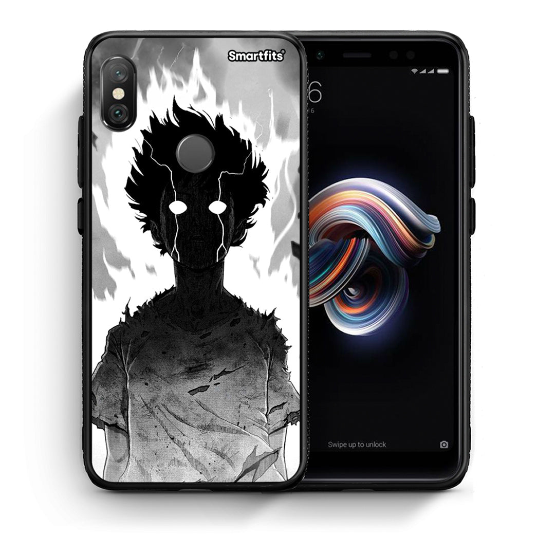 Θήκη Xiaomi Redmi Note 5 Anime Boy από τη Smartfits με σχέδιο στο πίσω μέρος και μαύρο περίβλημα | Xiaomi Redmi Note 5 Anime Boy case with colorful back and black bezels