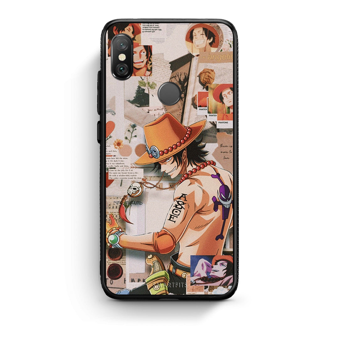 Xiaomi Redmi Note 5 Anime Collage θήκη από τη Smartfits με σχέδιο στο πίσω μέρος και μαύρο περίβλημα | Smartphone case with colorful back and black bezels by Smartfits