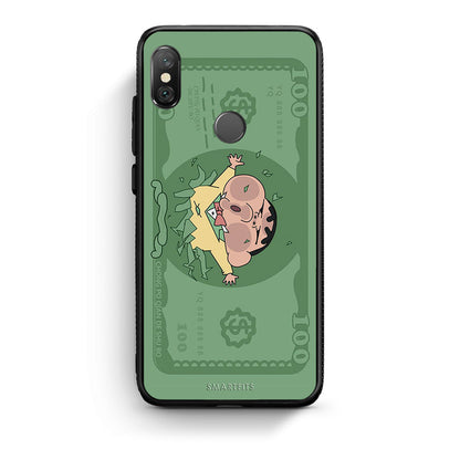 Xiaomi Redmi Note 5 Big Money Θήκη Αγίου Βαλεντίνου από τη Smartfits με σχέδιο στο πίσω μέρος και μαύρο περίβλημα | Smartphone case with colorful back and black bezels by Smartfits