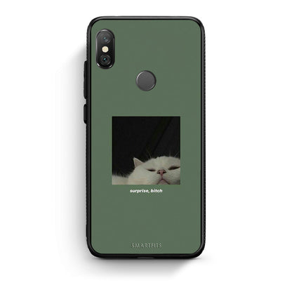 Xiaomi Redmi Note 5 Bitch Surprise θήκη από τη Smartfits με σχέδιο στο πίσω μέρος και μαύρο περίβλημα | Smartphone case with colorful back and black bezels by Smartfits