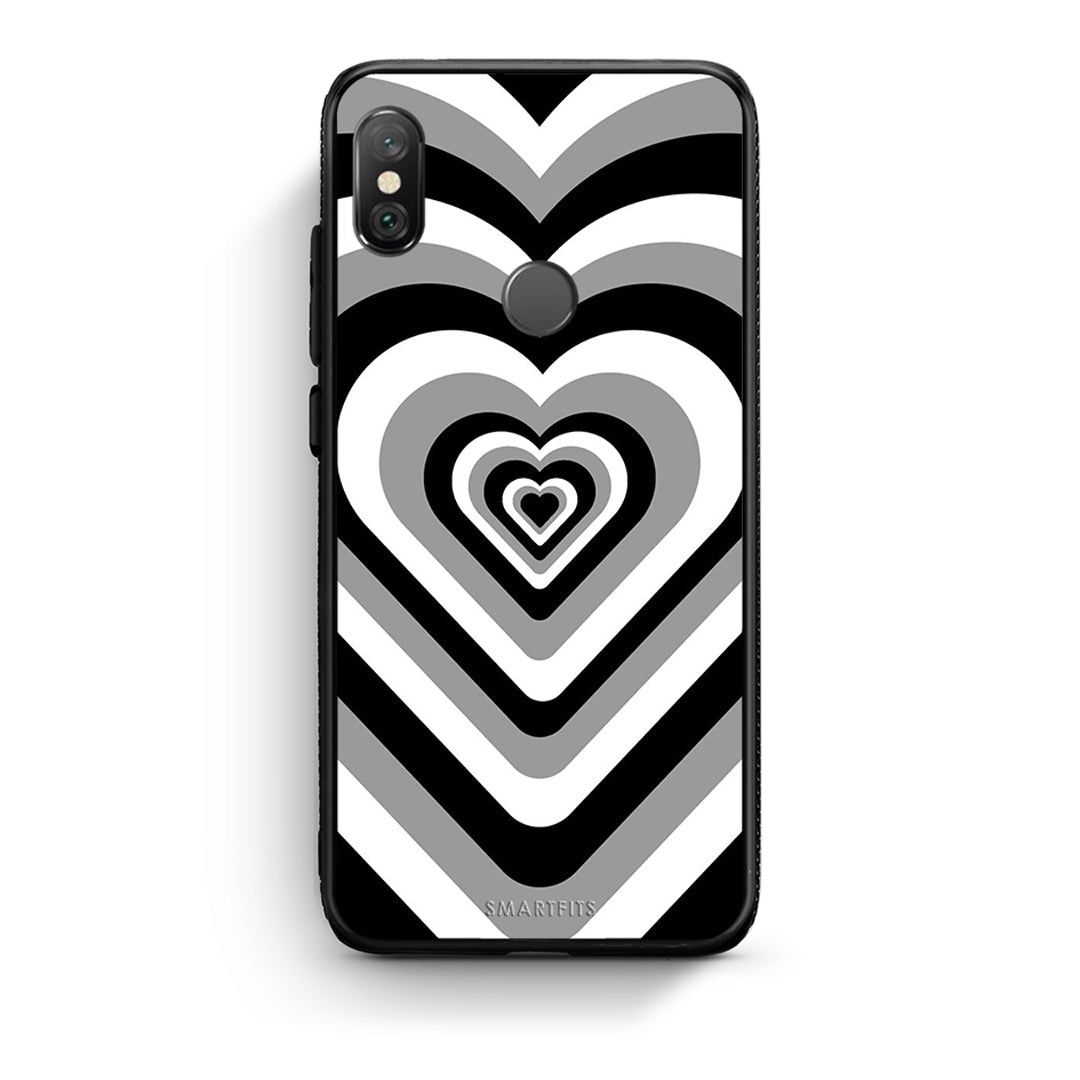 Xiaomi Redmi Note 5 Black Hearts θήκη από τη Smartfits με σχέδιο στο πίσω μέρος και μαύρο περίβλημα | Smartphone case with colorful back and black bezels by Smartfits
