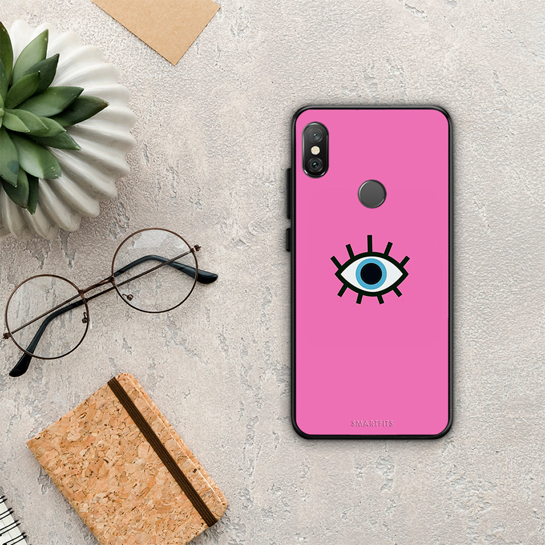 Blue Eye Pink - Xiaomi Redmi Note 5 θήκη