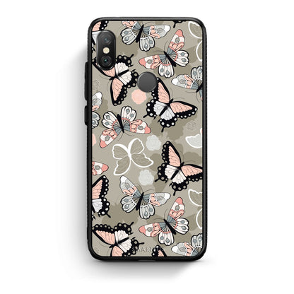 135 - Xiaomi Redmi Note 5 Butterflies Boho case, cover, bumper