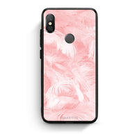 Thumbnail for 33 - Xiaomi Redmi Note 5 Pink Feather Boho case, cover, bumper