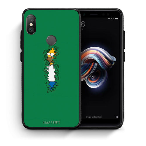 Θήκη Αγίου Βαλεντίνου Xiaomi Redmi Note 5 Bush Man από τη Smartfits με σχέδιο στο πίσω μέρος και μαύρο περίβλημα | Xiaomi Redmi Note 5 Bush Man case with colorful back and black bezels