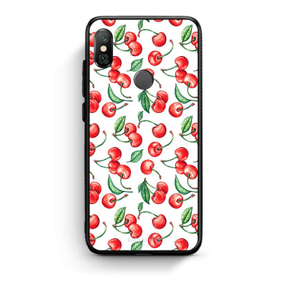 Xiaomi Redmi Note 5 Cherry Summer θήκη από τη Smartfits με σχέδιο στο πίσω μέρος και μαύρο περίβλημα | Smartphone case with colorful back and black bezels by Smartfits