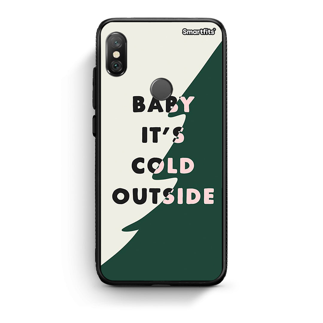 Xiaomi Redmi Note 5 Cold Outside θήκη από τη Smartfits με σχέδιο στο πίσω μέρος και μαύρο περίβλημα | Smartphone case with colorful back and black bezels by Smartfits