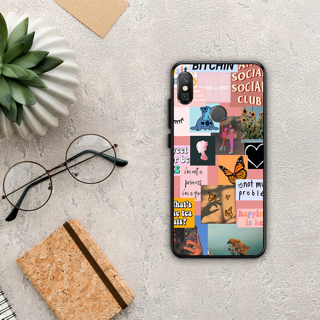 Collage Bitchin - Xiaomi Redmi Note 5 θήκη