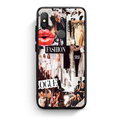 Xiaomi Redmi Note 5 Collage Fashion Θήκη Αγίου Βαλεντίνου από τη Smartfits με σχέδιο στο πίσω μέρος και μαύρο περίβλημα | Smartphone case with colorful back and black bezels by Smartfits