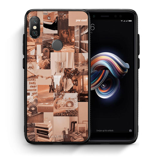 Θήκη Αγίου Βαλεντίνου Xiaomi Redmi Note 5 Collage You Can από τη Smartfits με σχέδιο στο πίσω μέρος και μαύρο περίβλημα | Xiaomi Redmi Note 5 Collage You Can case with colorful back and black bezels