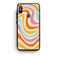 Thumbnail for Xiaomi Redmi Note 5 Colourful Waves θήκη από τη Smartfits με σχέδιο στο πίσω μέρος και μαύρο περίβλημα | Smartphone case with colorful back and black bezels by Smartfits