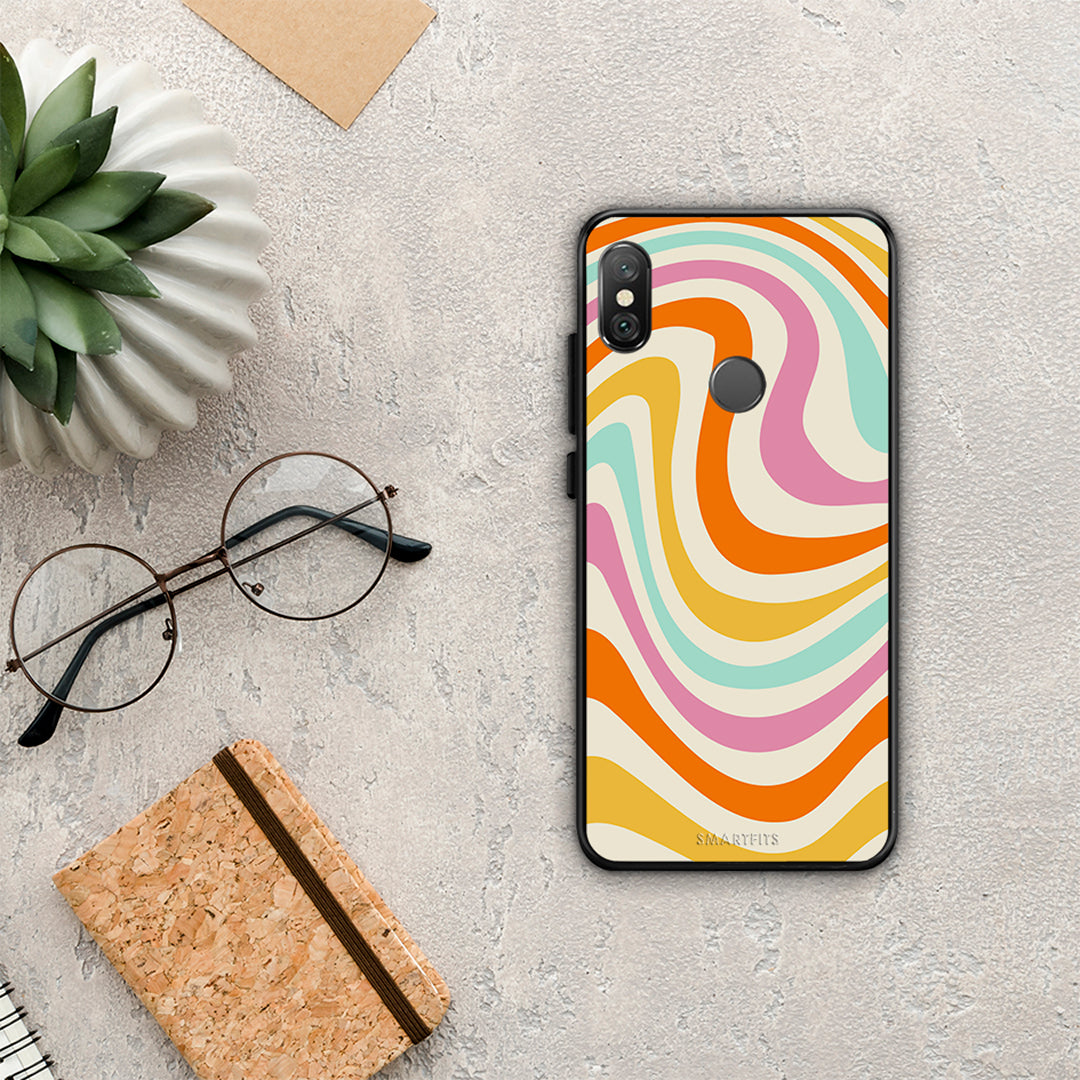 Colourful Waves - Xiaomi Redmi Note 5 θήκη
