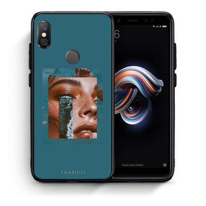 Θήκη Xiaomi Redmi Note 5 Cry An Ocean από τη Smartfits με σχέδιο στο πίσω μέρος και μαύρο περίβλημα | Xiaomi Redmi Note 5 Cry An Ocean case with colorful back and black bezels