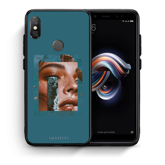 Θήκη Xiaomi Redmi Note 5 Cry An Ocean από τη Smartfits με σχέδιο στο πίσω μέρος και μαύρο περίβλημα | Xiaomi Redmi Note 5 Cry An Ocean case with colorful back and black bezels