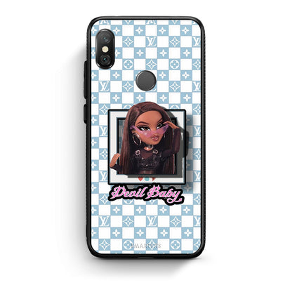 Xiaomi Redmi Note 5 Devil Baby Θήκη Αγίου Βαλεντίνου από τη Smartfits με σχέδιο στο πίσω μέρος και μαύρο περίβλημα | Smartphone case with colorful back and black bezels by Smartfits