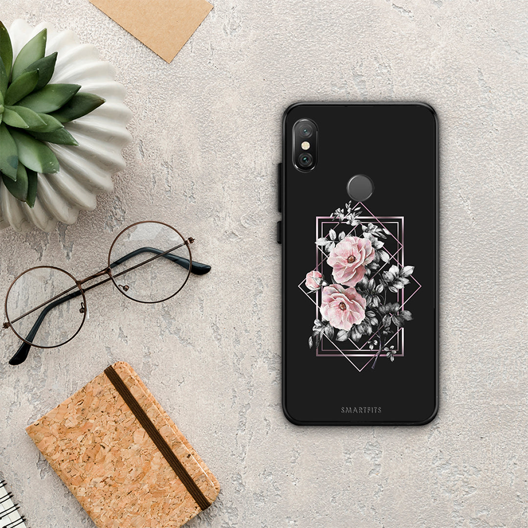 Flower Frame - Xiaomi Redmi Note 5 θήκη