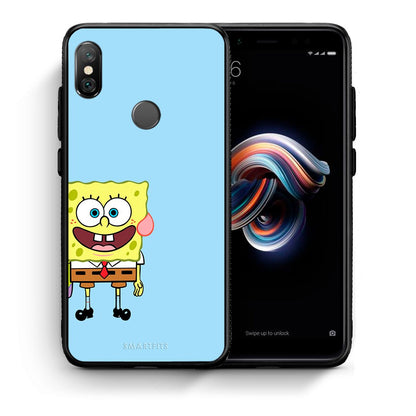 Θήκη Xiaomi Redmi Note 5 Friends Bob από τη Smartfits με σχέδιο στο πίσω μέρος και μαύρο περίβλημα | Xiaomi Redmi Note 5 Friends Bob case with colorful back and black bezels