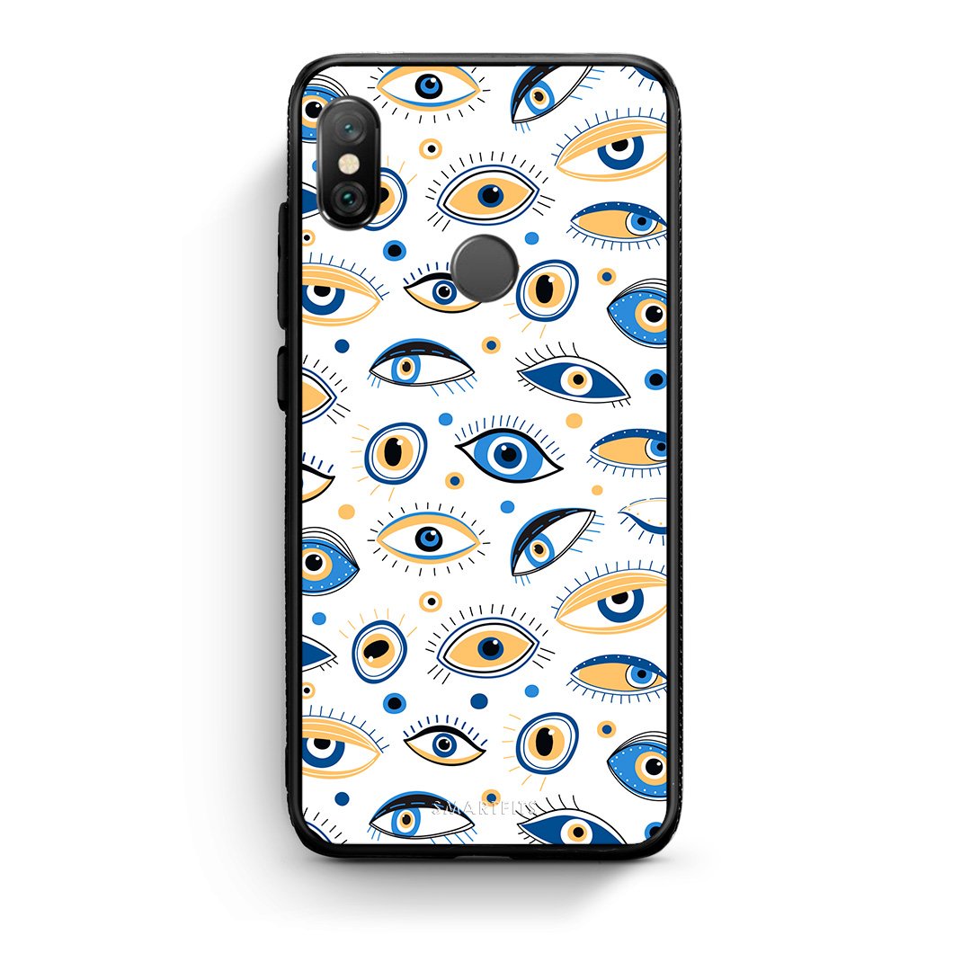 Xiaomi Redmi Note 5 Ftou Ftou θήκη από τη Smartfits με σχέδιο στο πίσω μέρος και μαύρο περίβλημα | Smartphone case with colorful back and black bezels by Smartfits