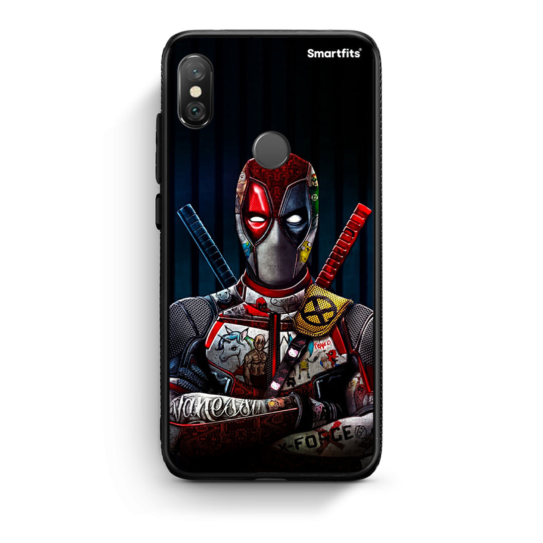 Xiaomi Redmi Note 5 Funny Guy θήκη από τη Smartfits με σχέδιο στο πίσω μέρος και μαύρο περίβλημα | Smartphone case with colorful back and black bezels by Smartfits