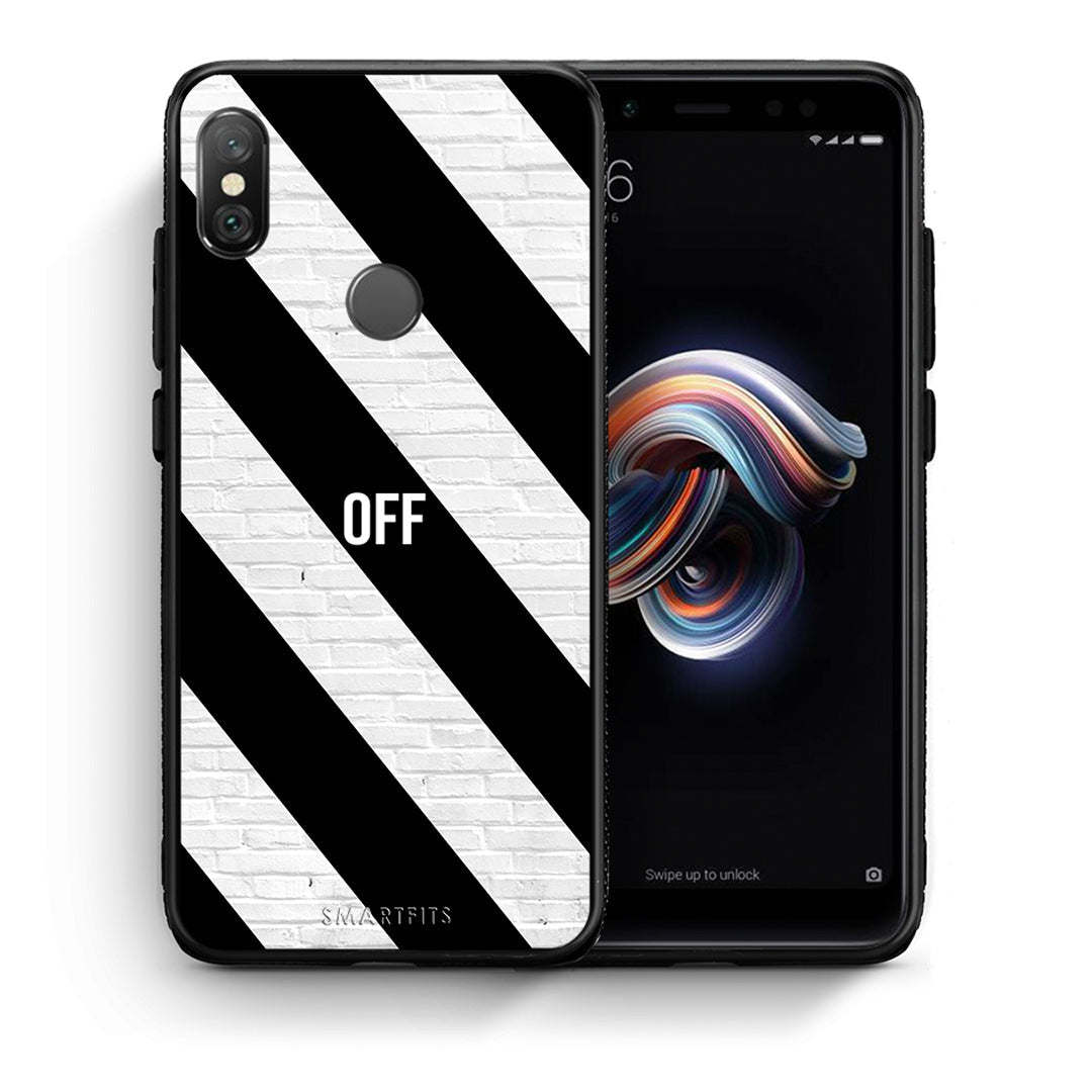 Θήκη Xiaomi Redmi Note 5 Get Off από τη Smartfits με σχέδιο στο πίσω μέρος και μαύρο περίβλημα | Xiaomi Redmi Note 5 Get Off case with colorful back and black bezels