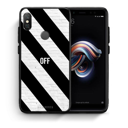 Θήκη Xiaomi Redmi Note 5 Get Off από τη Smartfits με σχέδιο στο πίσω μέρος και μαύρο περίβλημα | Xiaomi Redmi Note 5 Get Off case with colorful back and black bezels