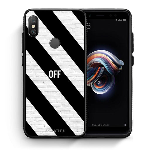 Θήκη Xiaomi Redmi Note 5 Get Off από τη Smartfits με σχέδιο στο πίσω μέρος και μαύρο περίβλημα | Xiaomi Redmi Note 5 Get Off case with colorful back and black bezels