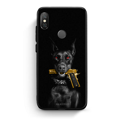 Xiaomi Redmi Note 5 Golden Gun Θήκη Αγίου Βαλεντίνου από τη Smartfits με σχέδιο στο πίσω μέρος και μαύρο περίβλημα | Smartphone case with colorful back and black bezels by Smartfits