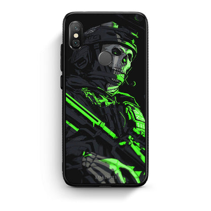 Xiaomi Redmi Note 5 Green Soldier Θήκη Αγίου Βαλεντίνου από τη Smartfits με σχέδιο στο πίσω μέρος και μαύρο περίβλημα | Smartphone case with colorful back and black bezels by Smartfits