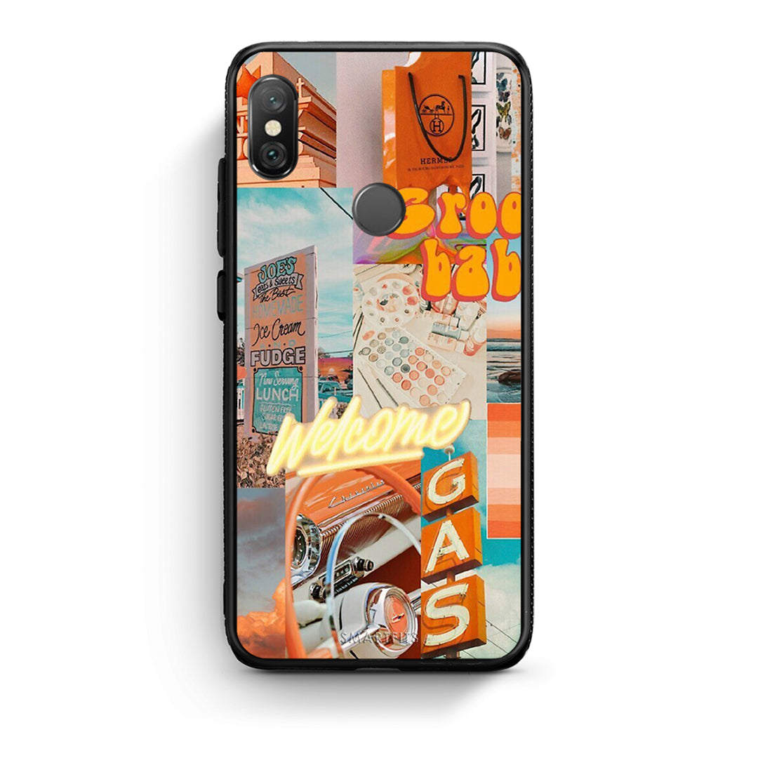 Xiaomi Redmi Note 5 Groovy Babe Θήκη Αγίου Βαλεντίνου από τη Smartfits με σχέδιο στο πίσω μέρος και μαύρο περίβλημα | Smartphone case with colorful back and black bezels by Smartfits