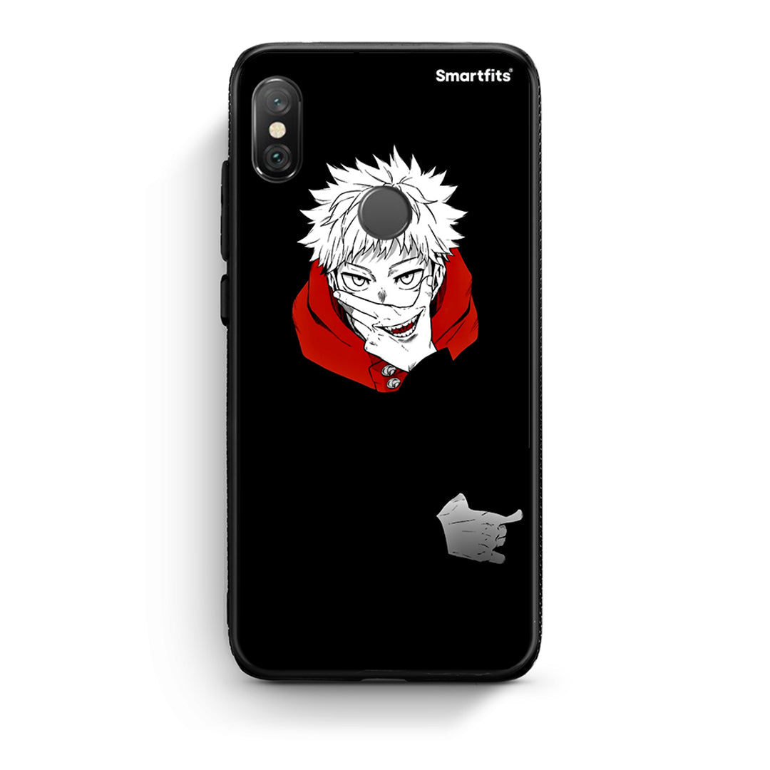 Xiaomi Redmi Note 5 Itadori Anime θήκη από τη Smartfits με σχέδιο στο πίσω μέρος και μαύρο περίβλημα | Smartphone case with colorful back and black bezels by Smartfits