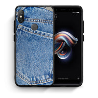 Thumbnail for Θήκη Xiaomi Redmi Note 5 Jeans Pocket από τη Smartfits με σχέδιο στο πίσω μέρος και μαύρο περίβλημα | Xiaomi Redmi Note 5 Jeans Pocket case with colorful back and black bezels