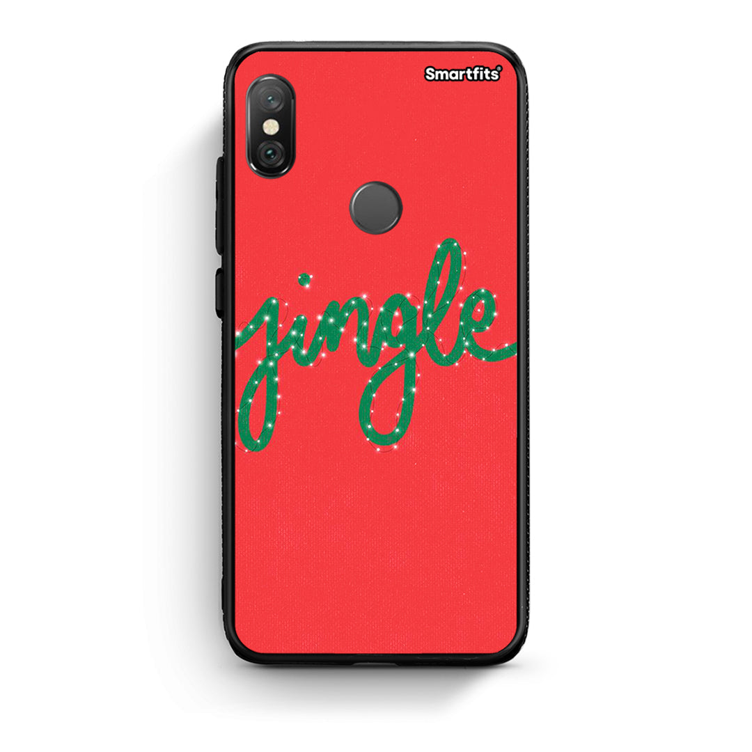 Xiaomi Redmi Note 5 Jingle Xmas θήκη από τη Smartfits με σχέδιο στο πίσω μέρος και μαύρο περίβλημα | Smartphone case with colorful back and black bezels by Smartfits