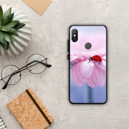 Ladybug Flower - Xiaomi Redmi Note 5 θήκη