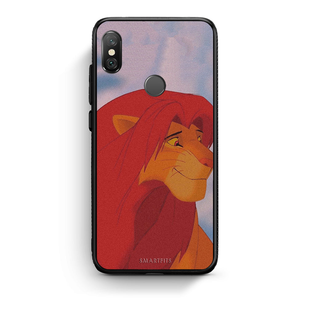 Xiaomi Redmi Note 5 Lion Love 1 Θήκη Αγίου Βαλεντίνου από τη Smartfits με σχέδιο στο πίσω μέρος και μαύρο περίβλημα | Smartphone case with colorful back and black bezels by Smartfits