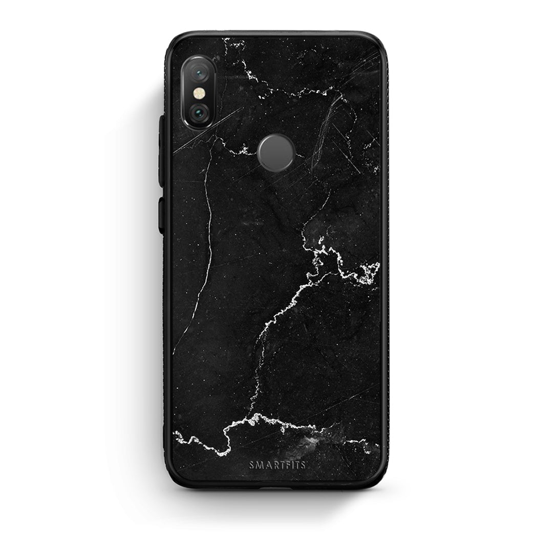 Xiaomi Redmi Note 5 Marble Black θήκη από τη Smartfits με σχέδιο στο πίσω μέρος και μαύρο περίβλημα | Smartphone case with colorful back and black bezels by Smartfits