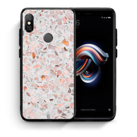 Thumbnail for Θήκη Xiaomi Redmi Note 5 Marble Terrazzo από τη Smartfits με σχέδιο στο πίσω μέρος και μαύρο περίβλημα | Xiaomi Redmi Note 5 Marble Terrazzo case with colorful back and black bezels