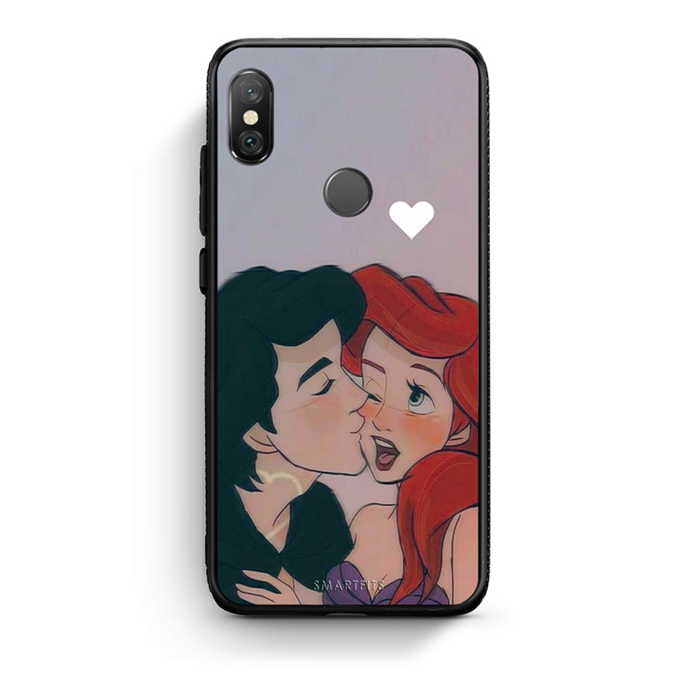 Xiaomi Redmi Note 5 Mermaid Love Θήκη Αγίου Βαλεντίνου από τη Smartfits με σχέδιο στο πίσω μέρος και μαύρο περίβλημα | Smartphone case with colorful back and black bezels by Smartfits
