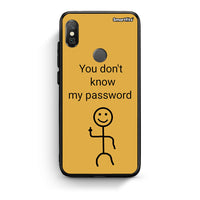 Thumbnail for Xiaomi Redmi Note 5 My Password Θήκη από τη Smartfits με σχέδιο στο πίσω μέρος και μαύρο περίβλημα | Smartphone case with colorful back and black bezels by Smartfits