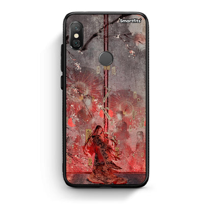 Xiaomi Redmi Note 5 Nezuko Kamado θήκη από τη Smartfits με σχέδιο στο πίσω μέρος και μαύρο περίβλημα | Smartphone case with colorful back and black bezels by Smartfits