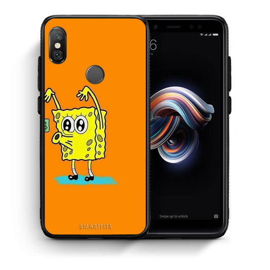 Θήκη Αγίου Βαλεντίνου Xiaomi Redmi Note 5 No Money 2 από τη Smartfits με σχέδιο στο πίσω μέρος και μαύρο περίβλημα | Xiaomi Redmi Note 5 No Money 2 case with colorful back and black bezels