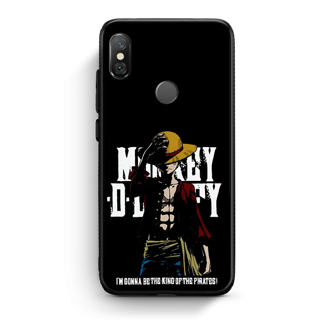 Xiaomi Redmi Note 5 Pirate King θήκη από τη Smartfits με σχέδιο στο πίσω μέρος και μαύρο περίβλημα | Smartphone case with colorful back and black bezels by Smartfits