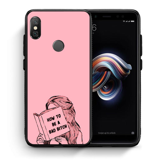 Θήκη Xiaomi Redmi Note 5 Bad Bitch από τη Smartfits με σχέδιο στο πίσω μέρος και μαύρο περίβλημα | Xiaomi Redmi Note 5 Bad Bitch case with colorful back and black bezels