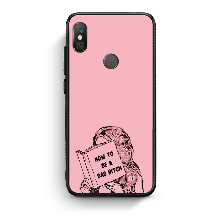 Xiaomi Redmi Note 5 Bad Bitch θήκη από τη Smartfits με σχέδιο στο πίσω μέρος και μαύρο περίβλημα | Smartphone case with colorful back and black bezels by Smartfits